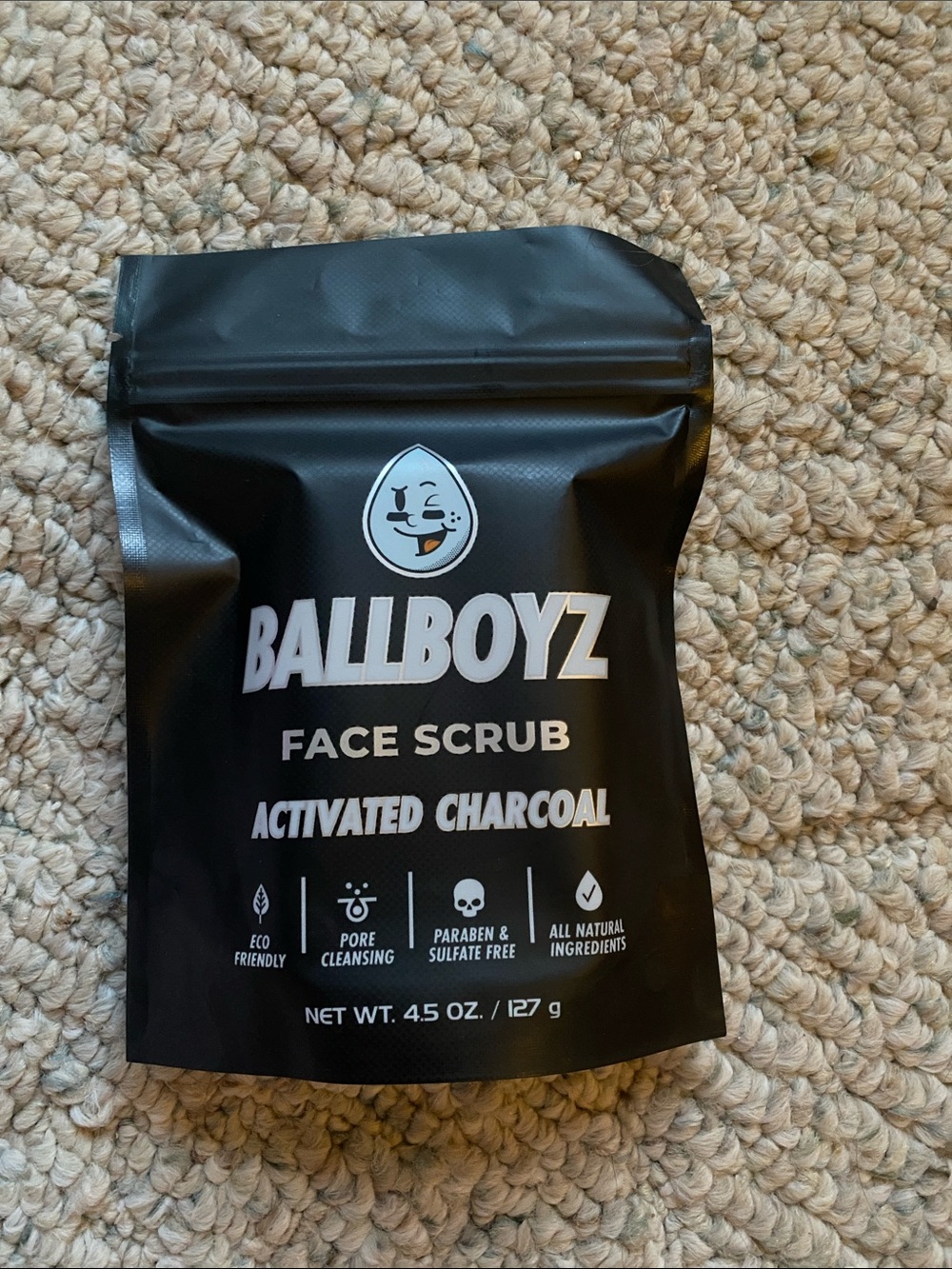 Activated Charcoal Face Scrub - Black
